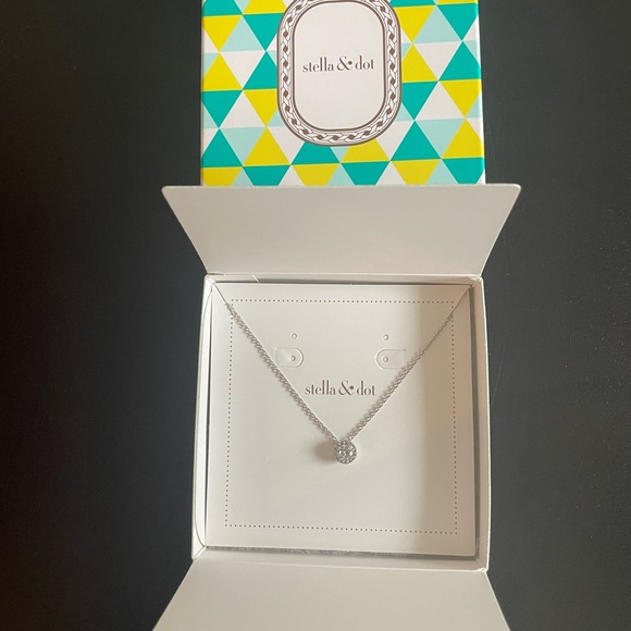 Stella & Dot cubic zirconium pendant. NWOT never worn. - Picture 2 of 2